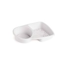 Porta Detergente Compacto Plasútil Branco 18x13,5 cm – Organizador de Pia