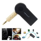 Adaptador Bluetooth Music Receiver SP para Carro com Entrada Auxiliar P2, Viva-Voz e Som Sem Fio