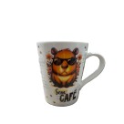 Caneca 290ml de Porcelana Pet Faixa – Estilo e Qualidade para Seu Café