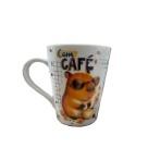 Caneca 290ml de Porcelana Pet Faixa – Estilo e Qualidade para Seu Café