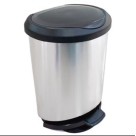 Lixeira 10L Inox com Pedal Prática e Moderna