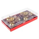 Castical Decorado Natalino C/2pcs 9cmx3cm