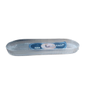 Bandeja Organizadora Acrílica Oval 30cm Transparente