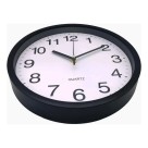Relógio de Parede Plástico e Vidro 22x4cm Silencioso | Decoração Moderna para Sala, Quarto, Cozinha e Escritório