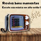 RÁDIO AD-078 LTOMEX PORTÁTIL FM/AM COM USB E CARTÃO DE MEMÓRIA