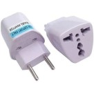 Adaptador Universal Ref.188 Portátil para Tomadas Internacionais, Ideal para Viagens, Celulares e Notebooks