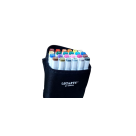 Caneta Touch 24 Cores com Estojo – Marcadores à Base de Álcool LEOARTE