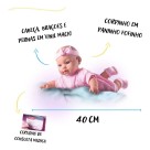 Boneca Bebê Primeira Consulta 40cm com Acessórios Médicos