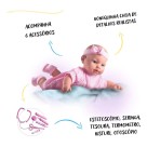 Boneca Bebê Primeira Consulta 40cm com Acessórios Médicos