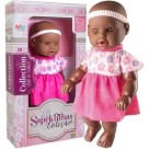 Boneca Coleção Sapekinhas Negra 32cm com Roupinhas Removíveis e Acabamento Realista