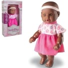 Boneca Coleção Sapekinhas Negra 32cm com Roupinhas Removíveis e Acabamento Realista