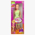 Boneca Girls Fashion Doll 43cm da Milk Brinquedos, Brinquedo Educativo e Realista para Crianças a partir de 3 anos
