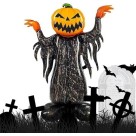 Balão Monstro Abóbora 86x115cm Decoração Halloween Gigante para Festas, Casas e Eventos Temáticos