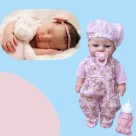 Boneca Bebê Meu Pijaminha Milk 32cm com Mamadeira e Chupeta Infantil