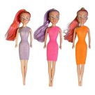 Boneca Coleção Sheyla Girls Model Milk 33cm com Roupinha Fashion