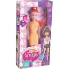 Boneca Coleção Sheyla Girls Model Milk 33cm com Roupinha Fashion