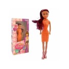 Boneca Coleção Sheyla Girls Model Milk 33cm com Roupinha Fashion