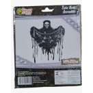 Balão Caveira Gigante 58x150cm Decoração Halloween Assustadora para Festas, Casas e Eventos Temáticos