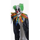 Palhaço das Trevas 130cm Decoração Halloween Assustadora Gigante para Festas, Casas e Eventos Temáticos