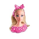 Boneca Cinty Styling Head Milk Cabeça para Penteados com Acessórios Infantil Brinquedo Educativo