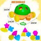 Turtle Didactive Rede Pica-Pau Brinquedo Educativo 13 Pecas