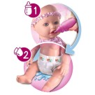 Boneca Sapekinha Faz Xixi 41cm Brinquedo Infantil Interativo Educativo com Mamadeira e Roupinha