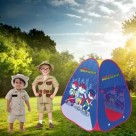 Barraca Infantil Turma dos Super Heróis Dobrável Portátil para Crianças com Estampa Colorida