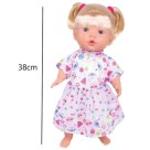 Boneca Marcelle Frases Loira 39cm Boneca que Fala Brinquedo Infantil Educativo com Cabelos e Roupinha