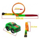 Pista de Carrinho Super Looping Simples Pica-Pau Infantil com Looping Divertido 29,5x52,5x11cm
