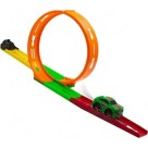 Pista de Carrinho Super Looping Simples Pica-Pau Infantil com Looping Divertido 29,5x52,5x11cm