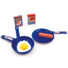 Brinquedo Infantil Cooking Fun 8 Peças Fazendo Comidinha Pica Pau Educativo