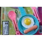 Brinquedo Infantil Cooking Fun 8 Peças Fazendo Comidinha Pica Pau Educativo