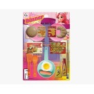 Play Kitchen Dinner Time Jessie Collection Brinquedo de Cozinha Infantil com Panelinhas, Pratos e Acessórios Educativos