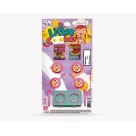 Cartela Little Cooker Jessie Brinquedo de Cozinha Infantil com Panelinhas, Talheres e Acessórios Educativos