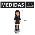 Boneca Vinil Girls Life Mystery Wandinha 33cm Colecionável Infantil Decorativa
