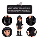 Boneca Vinil Girls Life Mystery Wandinha 33cm Colecionável Infantil Decorativa