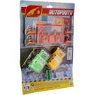 AutoPosto Infantil Pica-Pau com 10 Peças Brinquedo Educativo de Montar com Carrinhos e Acessórios