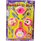 Cartela Kitchen Set Brinquedo Infantil Utensílios de Cozinha Educativos
