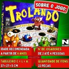 Jogo Trolando Pais & Filhos – Tabuleiro Giratório com Armadilhas, Dado e Peões, Brinquedo Educativo Infantil a Partir de 6 Anos