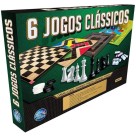 Kit 6 Jogos Clássicos Pais & Filhos – Xadrez, Dama, Ludo, Trilha, Dominó e Forca em Tabuleiros Educativos, Brinquedo Infantil a Partir de 6 Anos