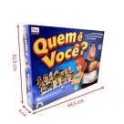 Jogo Quem é Você Pais & Filhos Clássico de Tabuleiro Infantil Educativo com Personagens e Cartas