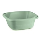 Bacia de Plástico 8,5 Litros Verde Menta Doméstica Multiuso Leve e Resistente