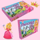 Jogo Aventuras de Uma Princesa Pais e Filhos 2865 Tabuleiro Infantil Educativo com Cartas e Dado