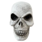 Crânio Grande de Plástico Realista Decoração de Halloween Enfeite Assustador para Festas