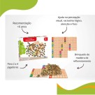 Formando Palavras 140 Peças Brinquedo Educativo Infantil Didático para Alfabetização e Aprender a Ler