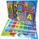 Jogo da Forca 2 a 4 Jogadores Brinquedo Educativo Infantil Didático para Aprender Palavras, Ortografia e Raciocínio Lógico