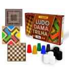 Kit Jogo 3 em 1 Pais & Filhos com Ludo, Dama e Trilha – Diversão e Aprendizado em Família a partir de 6 anos