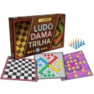 Kit Jogo 3 em 1 Pais & Filhos com Ludo, Dama e Trilha – Diversão e Aprendizado em Família a partir de 6 anos