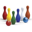 Boliche Médio Infantil – Kit com Pinos e Bola em Plástico Colorido para Crianças a Partir de 3 Anos
