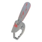 Acessório Kit Halloween — Máscara de Terror Jason + Motosserra Plástica 40cm Fantasia